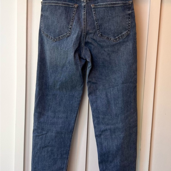 Express Mom Jean Women Size 0 Super High Rise Teen Junior Distressed Ankle Short - Picture 10 of 11